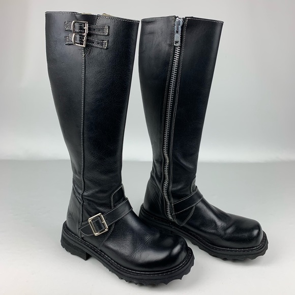 fluevog black boots